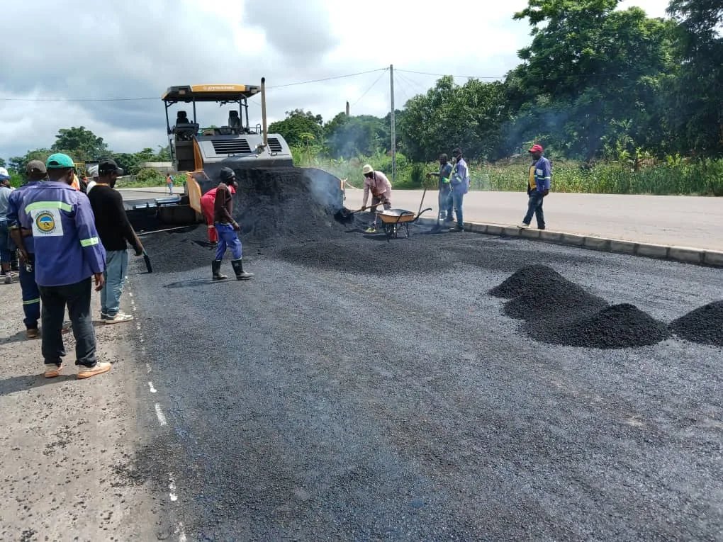 ​Pénétrante Nord de Yaoundé : Reprise du bitumage au PK 18