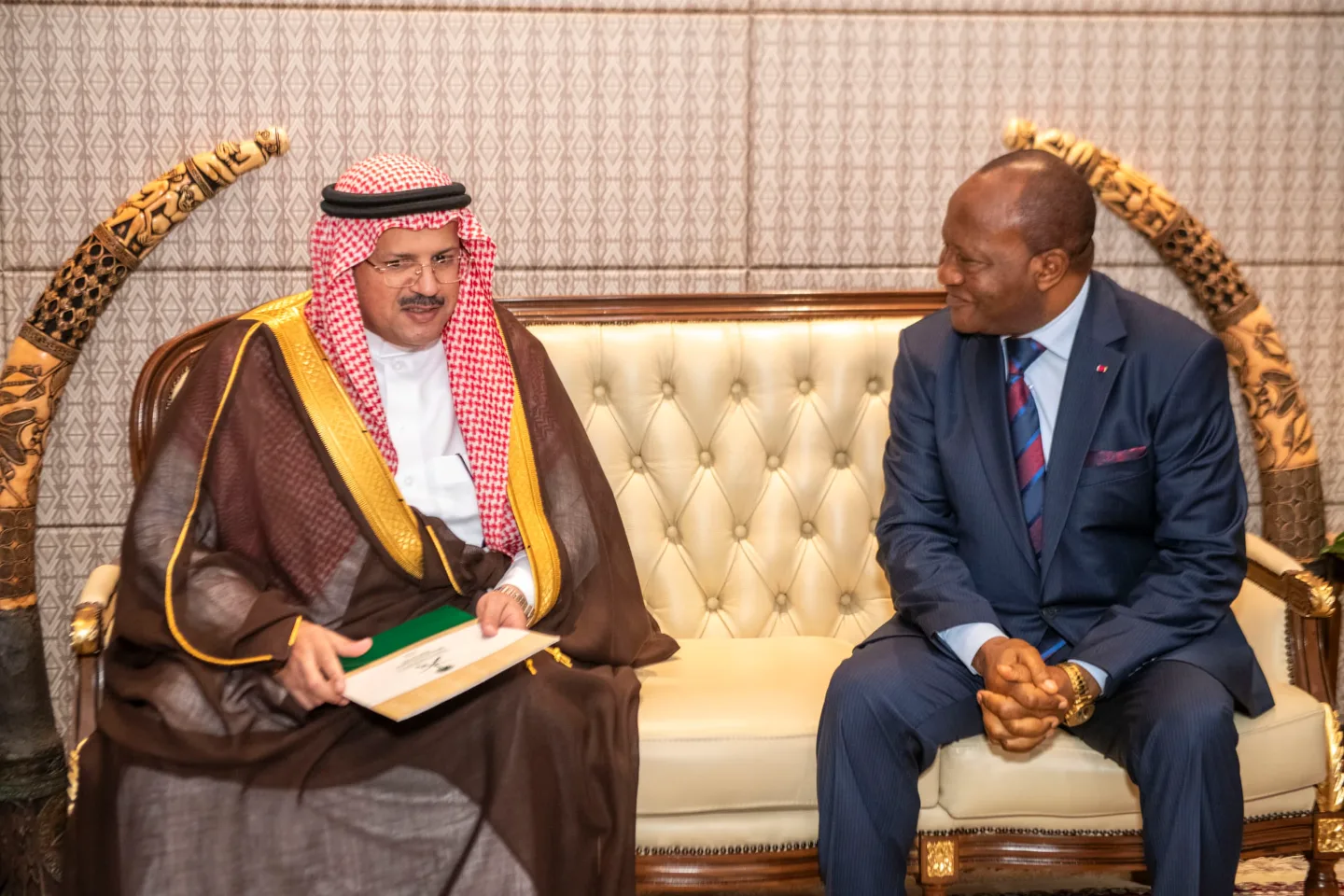 Coopération parlementaire : Le Président de l’Assemblée nationale reçoit l’Ambassadeur d’Arabie Saoudite