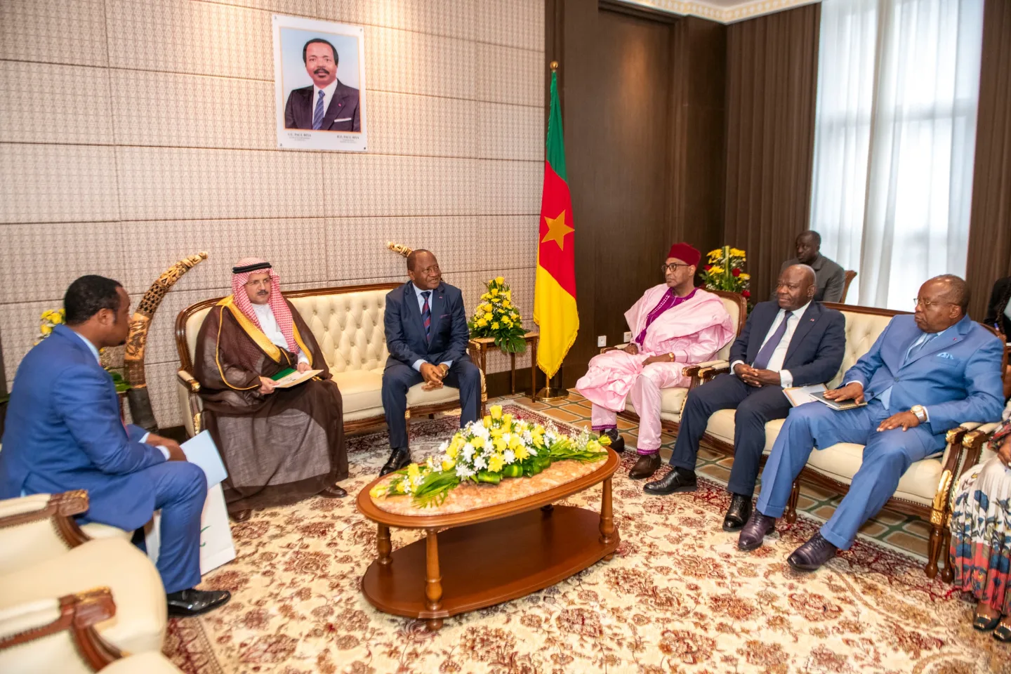 Coopération parlementaire : Le Président de l’Assemblée nationale reçoit l’Ambassadeur d’Arabie Saoudite