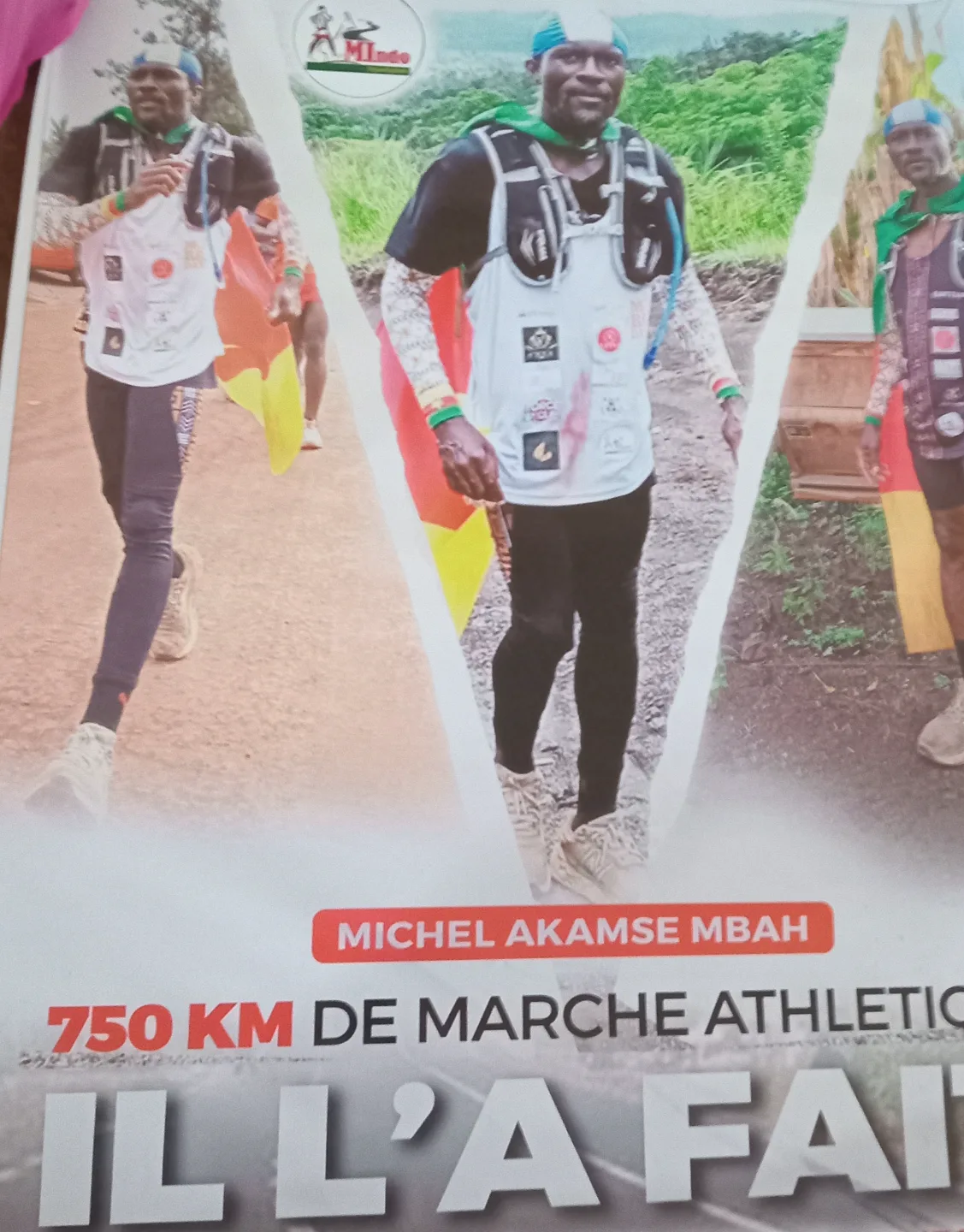 750 km de marche athlétique : Michel Akamse Mbah revient sur un périple patriotique de l’Ouest à Yaoundé